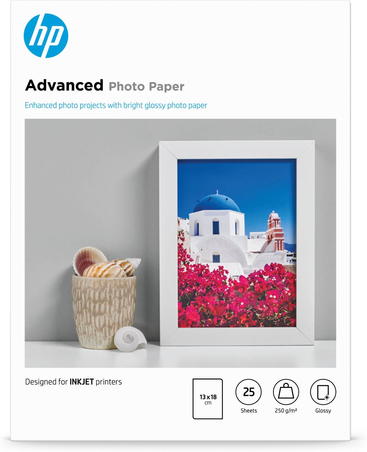 Q8696A HP ADV.GLOS.PHOTO 13X18 25FF-5