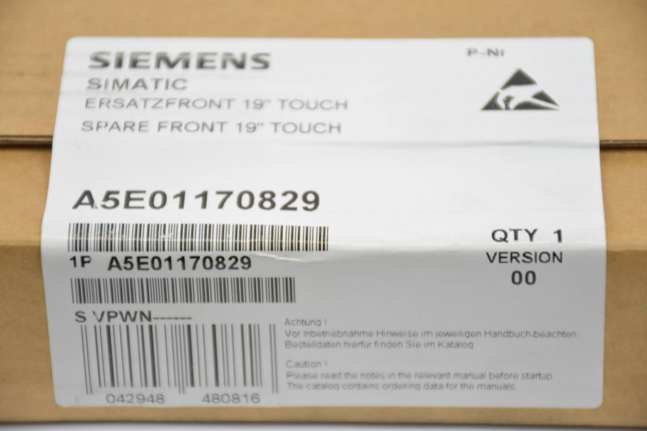 Siemens - A5E01170829-1