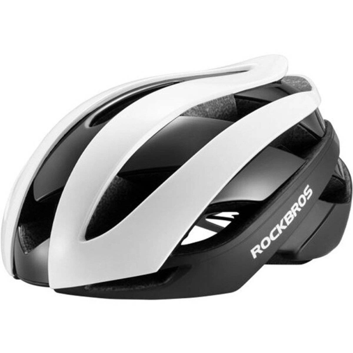 Casco da bicicletta Rockbros 10110004002 taglia M – Bianco e nero-0