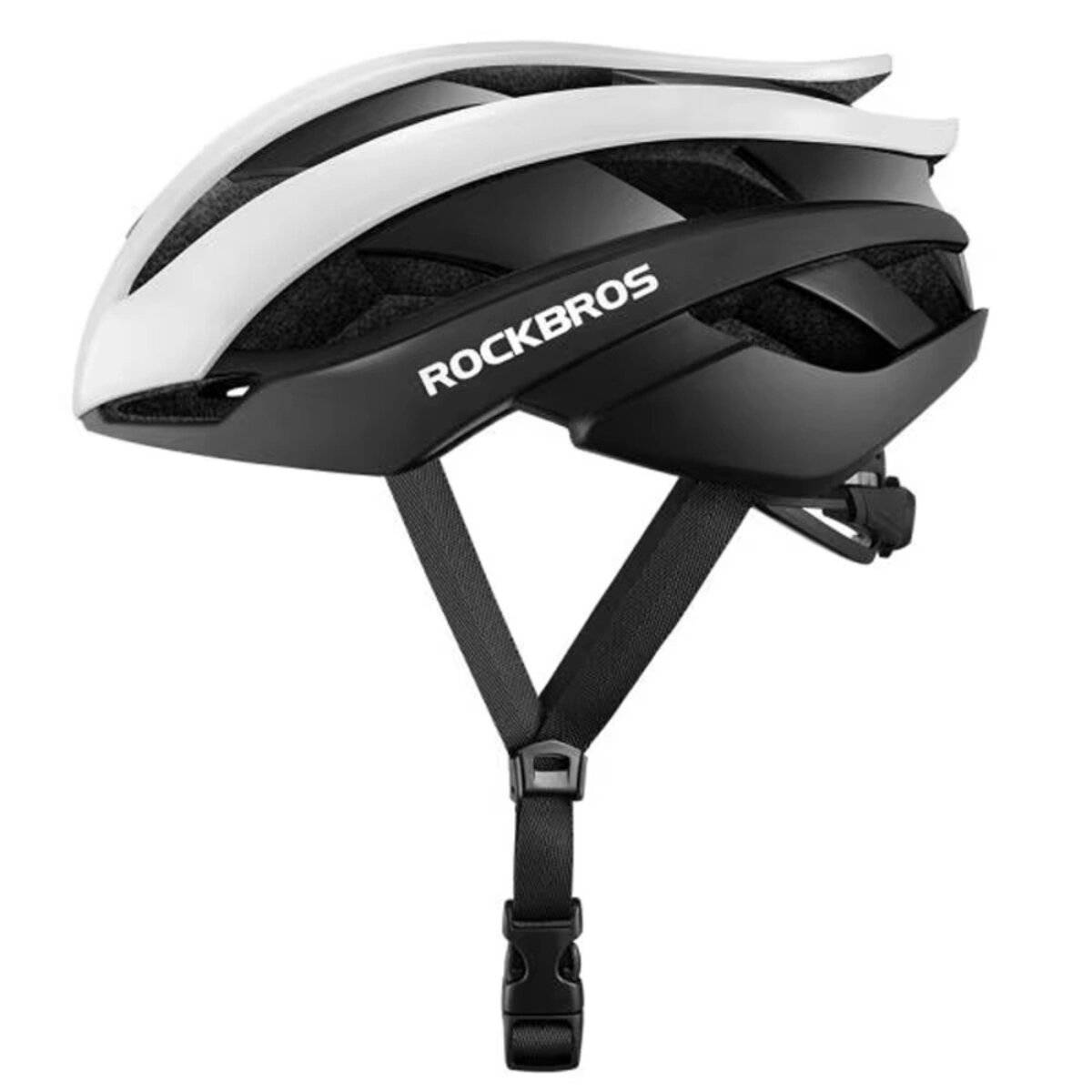 Casco da bicicletta Rockbros 10110004002 taglia M – Bianco e nero-1