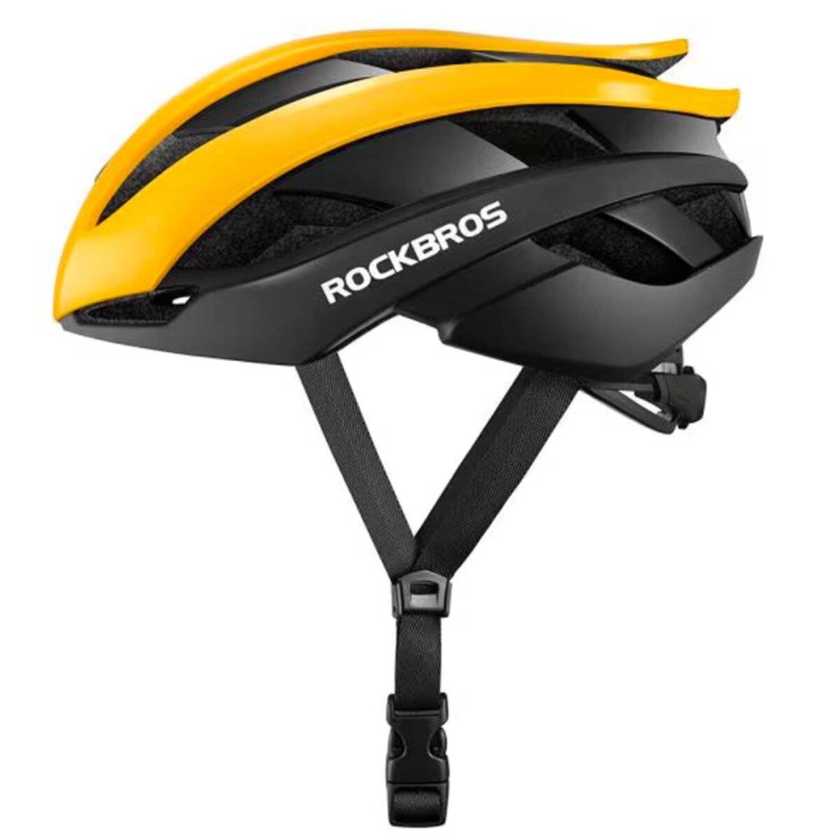 Casco da bicicletta Rockbros 10110004005 Taglia L (58–61 cm) / M (55–59 cm) Giallo/Nero L-1