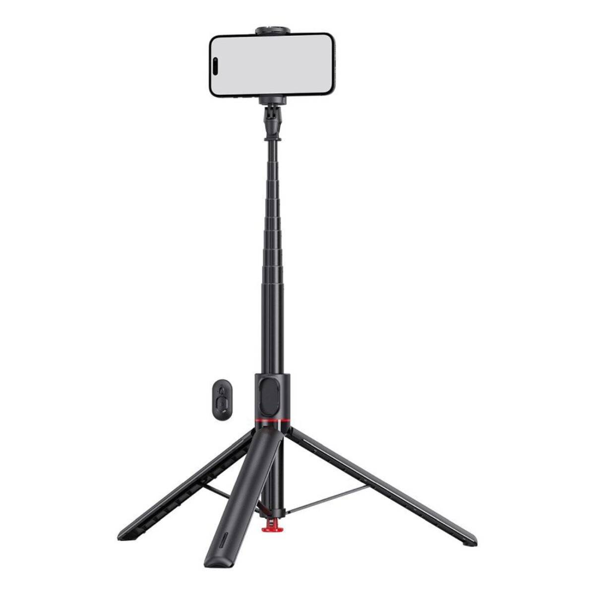 FORCELL F-GRIP F170XL selfie stick automatico con telecomando e treppiede – Nero-1