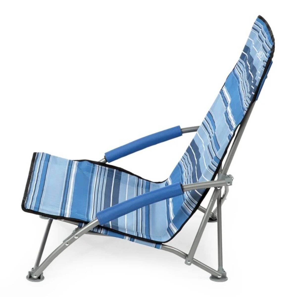 Sedia da campeggio NILS CAMP NC3035 – Sedia pieghevole da esterno con borsa per il trasporto blu-1
