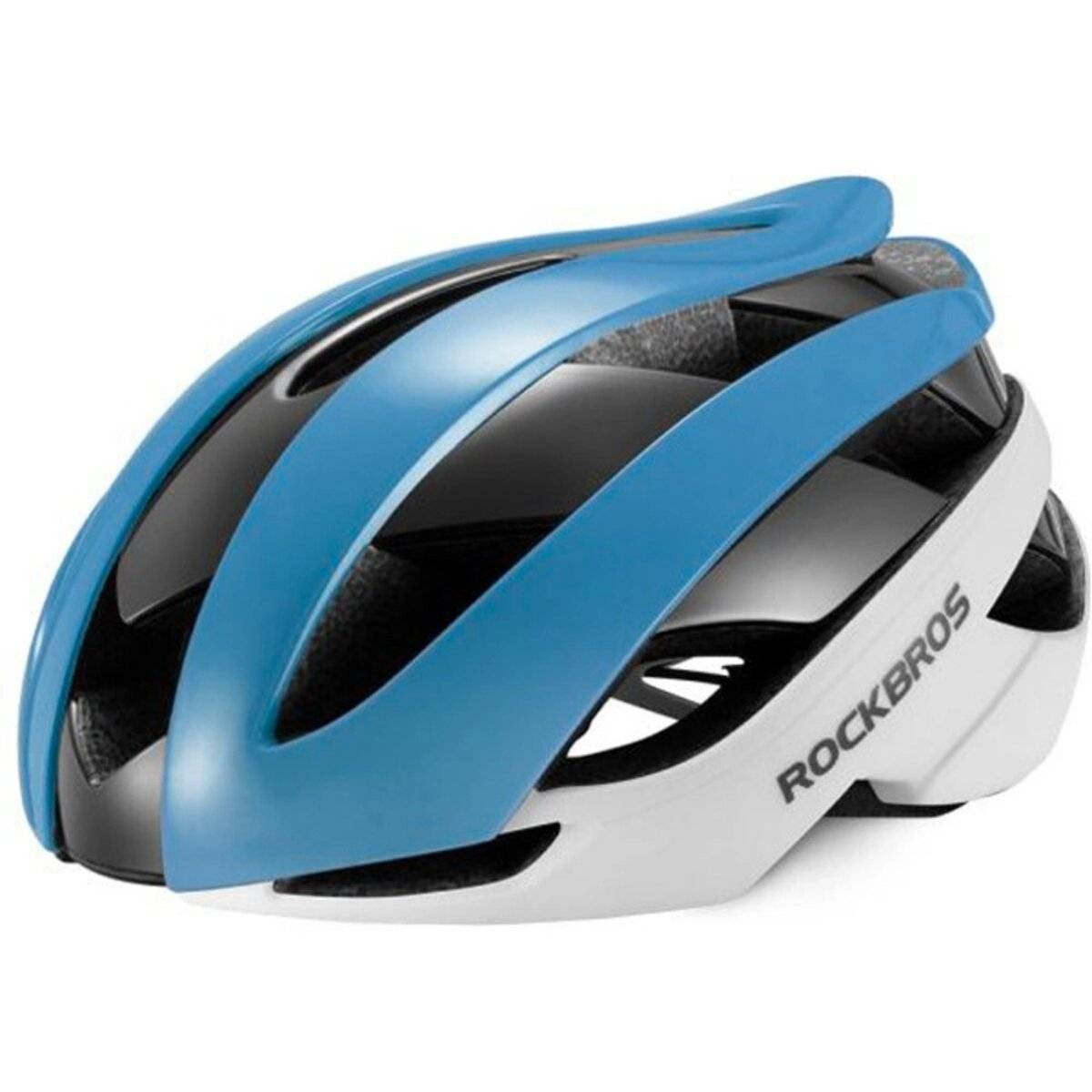 Casco da bicicletta Rockbros 10110004003 taglia L (58–61 cm) blu/bianco-0
