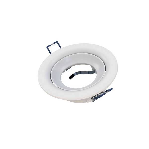 Cornice da incasso LED Labs LUCA per plafoniera GU10 IP20 rotonda Ø 65 mm foro bianco
