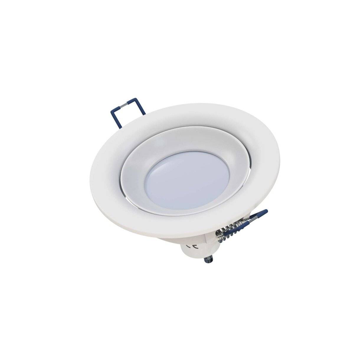 Cornice da incasso LED Labs LUCA per plafoniera GU10 IP20 rotonda Ø 65 mm foro bianco-2