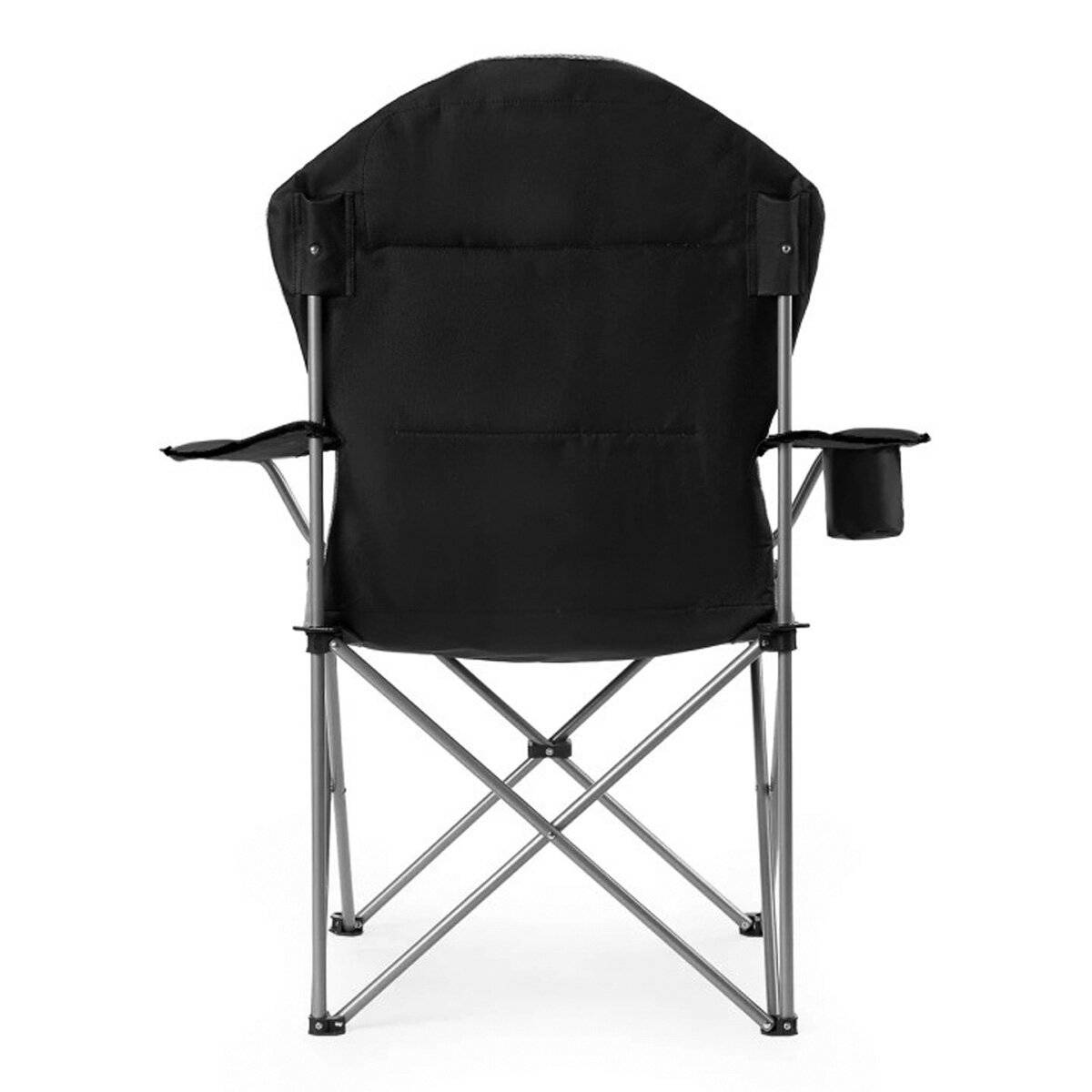 Sedia da campeggio NILS NC3080 – Sedia da pesca pieghevole per esterni con borsa per il trasporto, grigio scuro-3