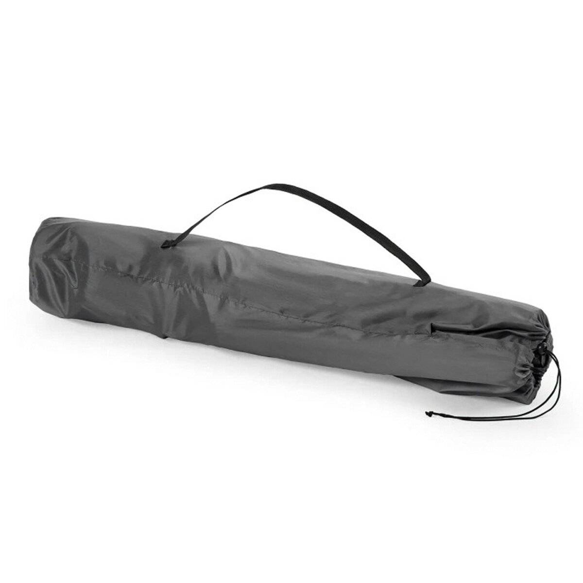Sedia da campeggio NILS NC3080 – Sedia da esterno pieghevole, sedia da pesca con borsa per il trasporto, grigio chiaro-3