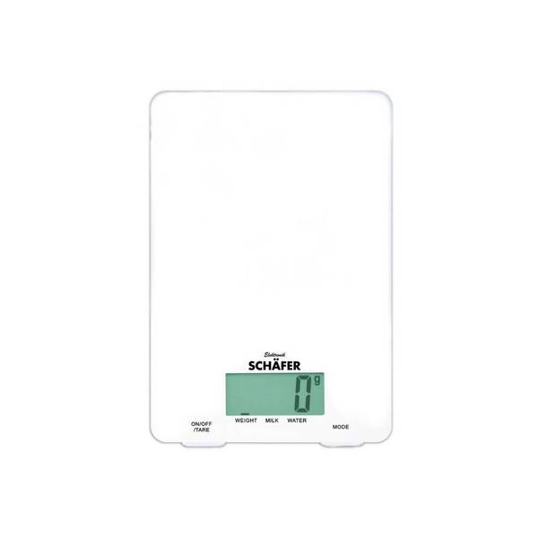Bilancia da cucina digitale – capacità di carico 5 kg, gancio a parete, display LCD