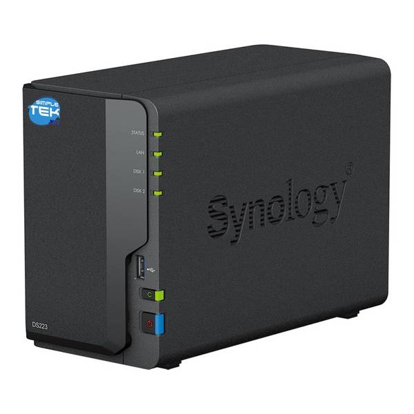 Synology Ds223 Stazione Nas 8 Tb Con 2 Iron Wolf Realtek Rtd1619b Quad-core