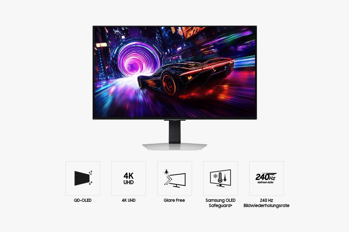Samsung Odyssey OLED G81SF (LS32FG814SUXEN) 80cm (32") 4K OLED Gaming Monitor 16:9 HDMI/DP 240Hz 0,03ms-3