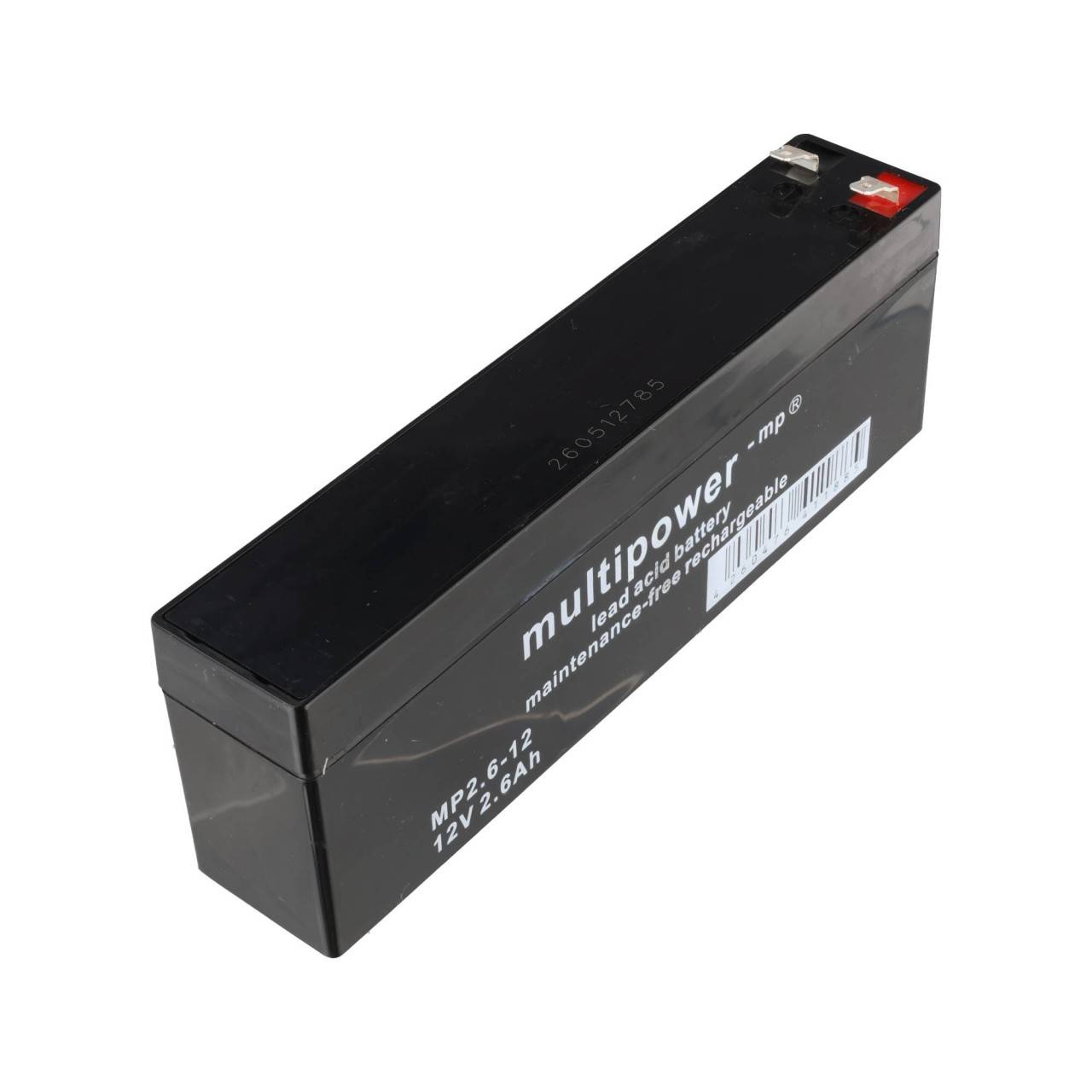 Batteria al piombo multipotenza MP2.6-12 AGM, standard, Faston 4.8 mm, MP2.6-12-1