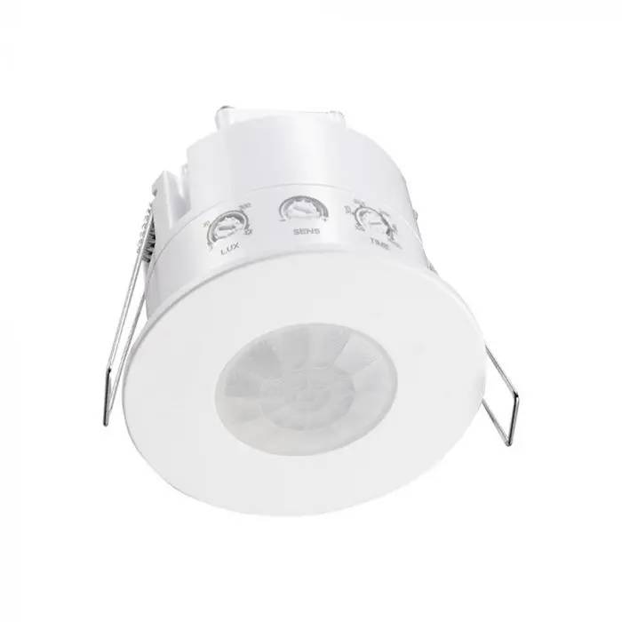 V-TAC Sensore di Movimento Rilevamento 360° da Incasso Bianco (600W) IP54-0