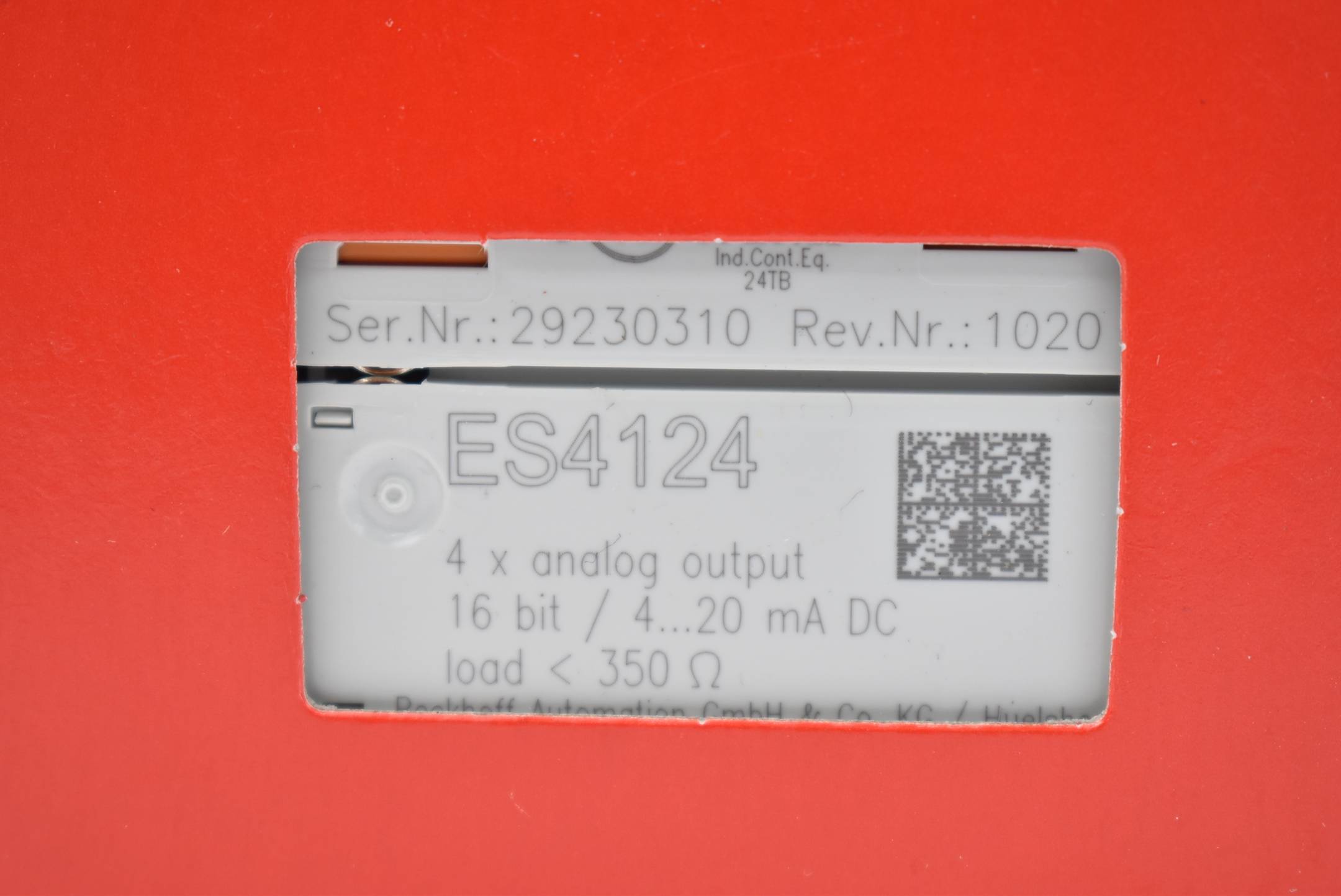 Beckhoff - ES4124 - Beckhoff ES4124-1