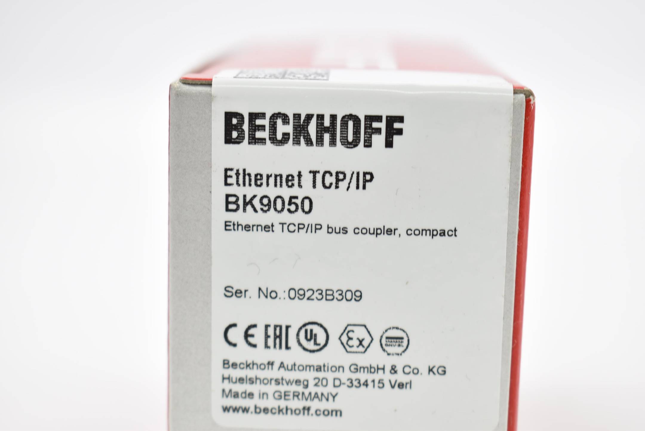 Beckhoff Ethernet-TCP/IP Coupler BK9050 (BK 9050)-1
