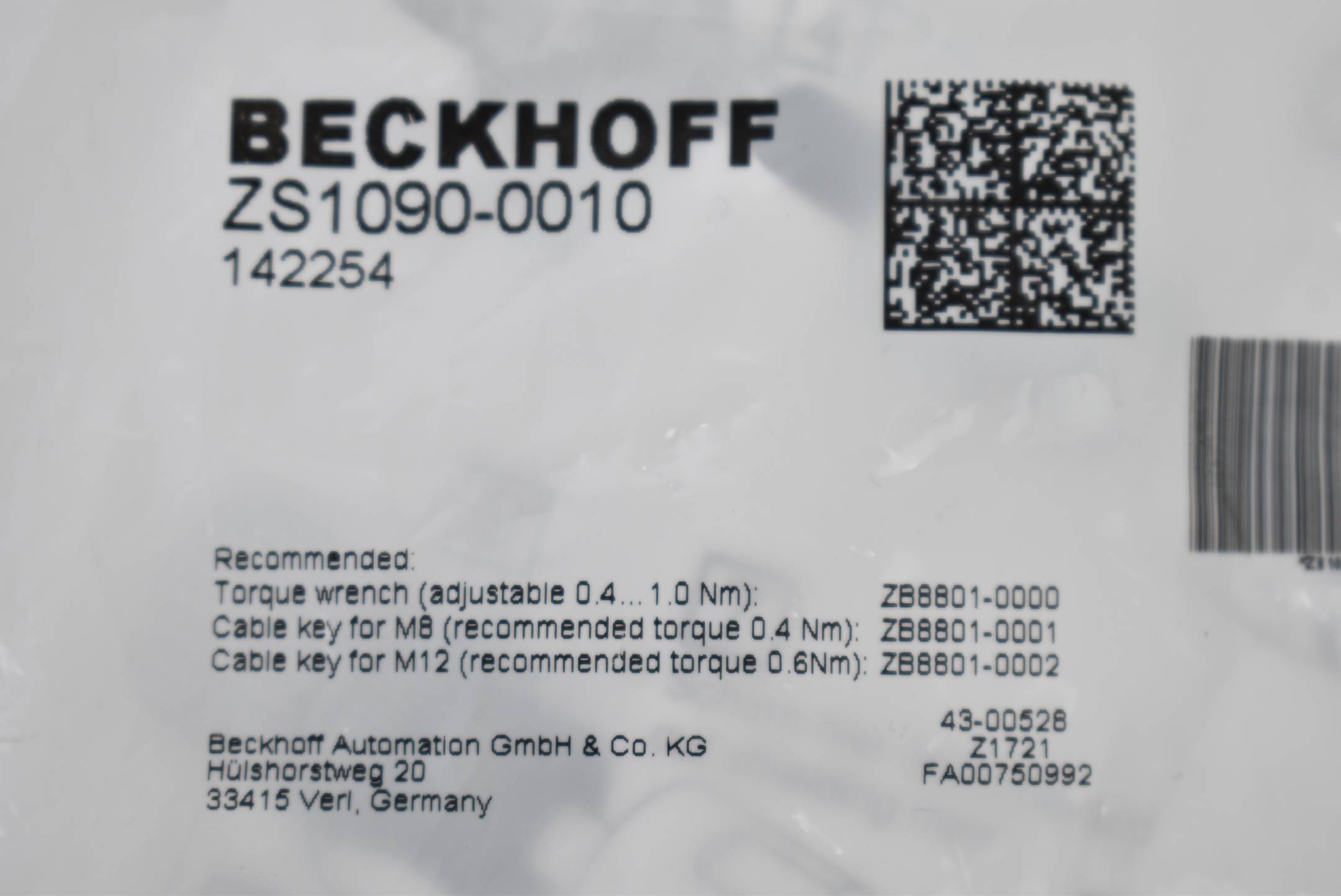Beckhoff - ZS1090-0010-2