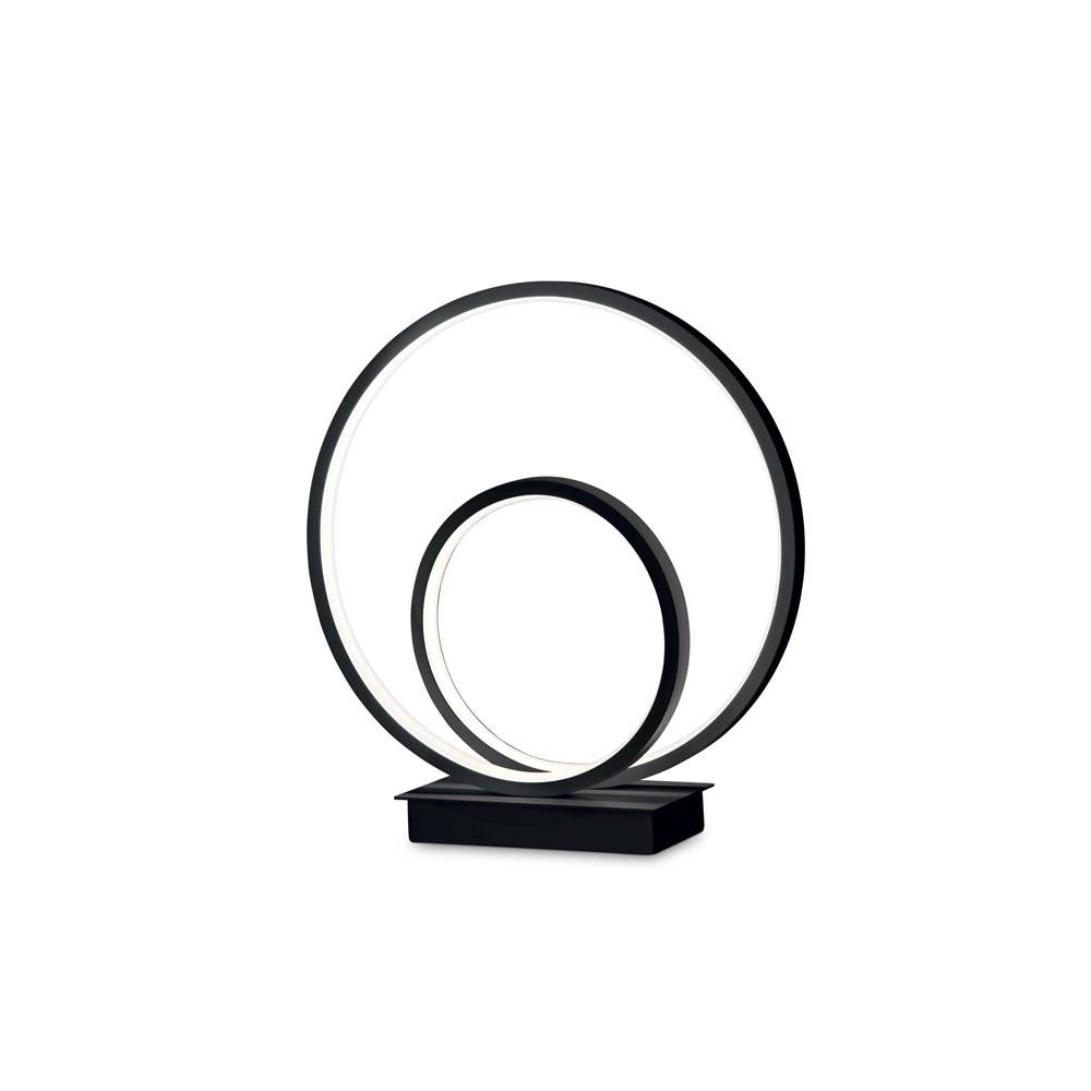 Lampada Da Scrivania-Ufficio Moderna Oz Metallo Nero Led 23W 3000K Luce Calda-0