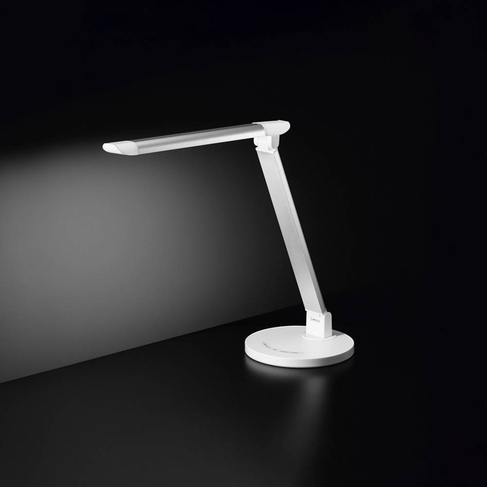 Lampada Da Scrivania In Alluminio Moderna Hal Bianco Satinato Led-0
