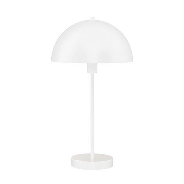 Lampada Da Scrivania Contemporanea Mushroom Acciaio Bianco 1 Luce E14