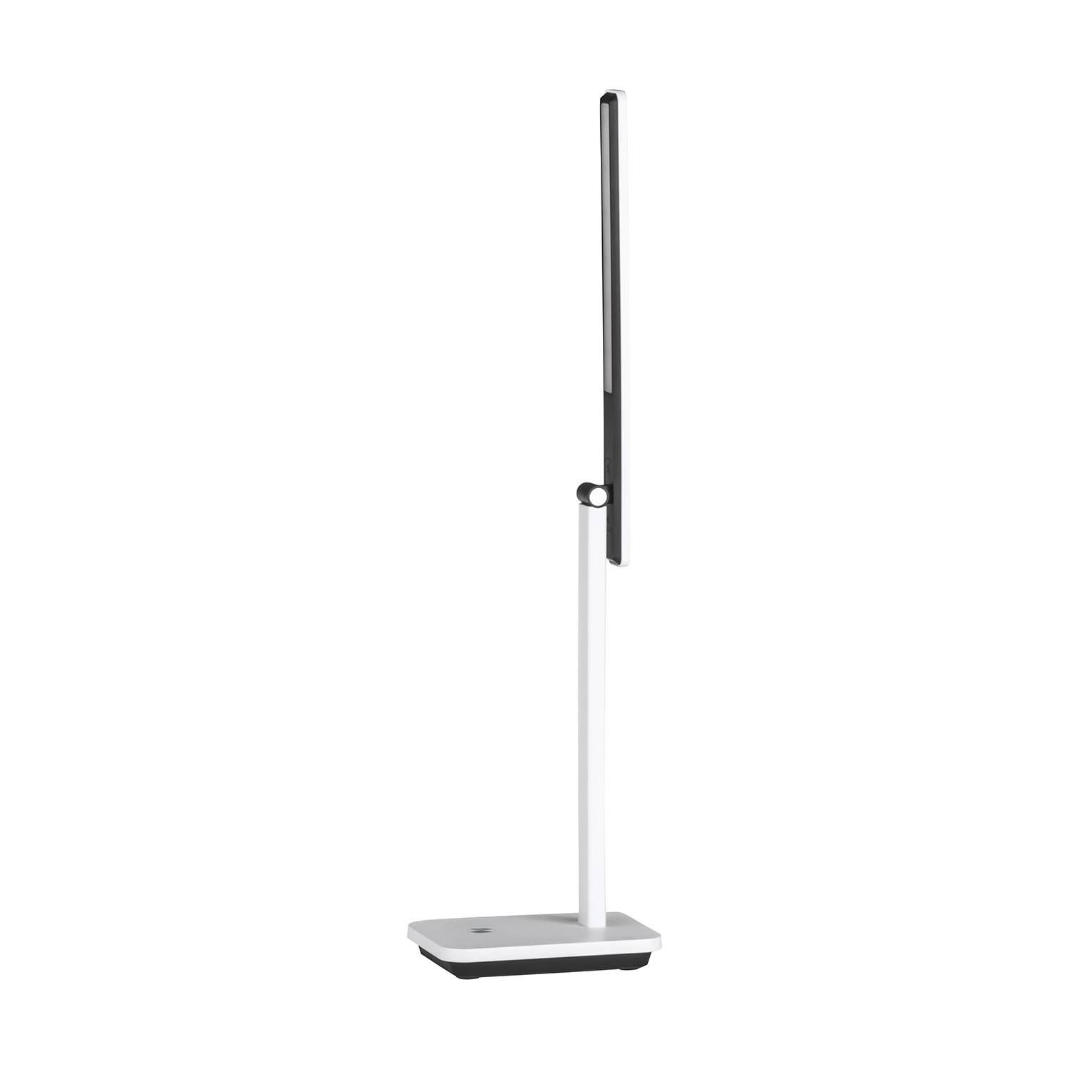 Lampada Da Tavolo Minimal Iniesta Policarbonato Bianco Luce Led Integrato 3,6W-1