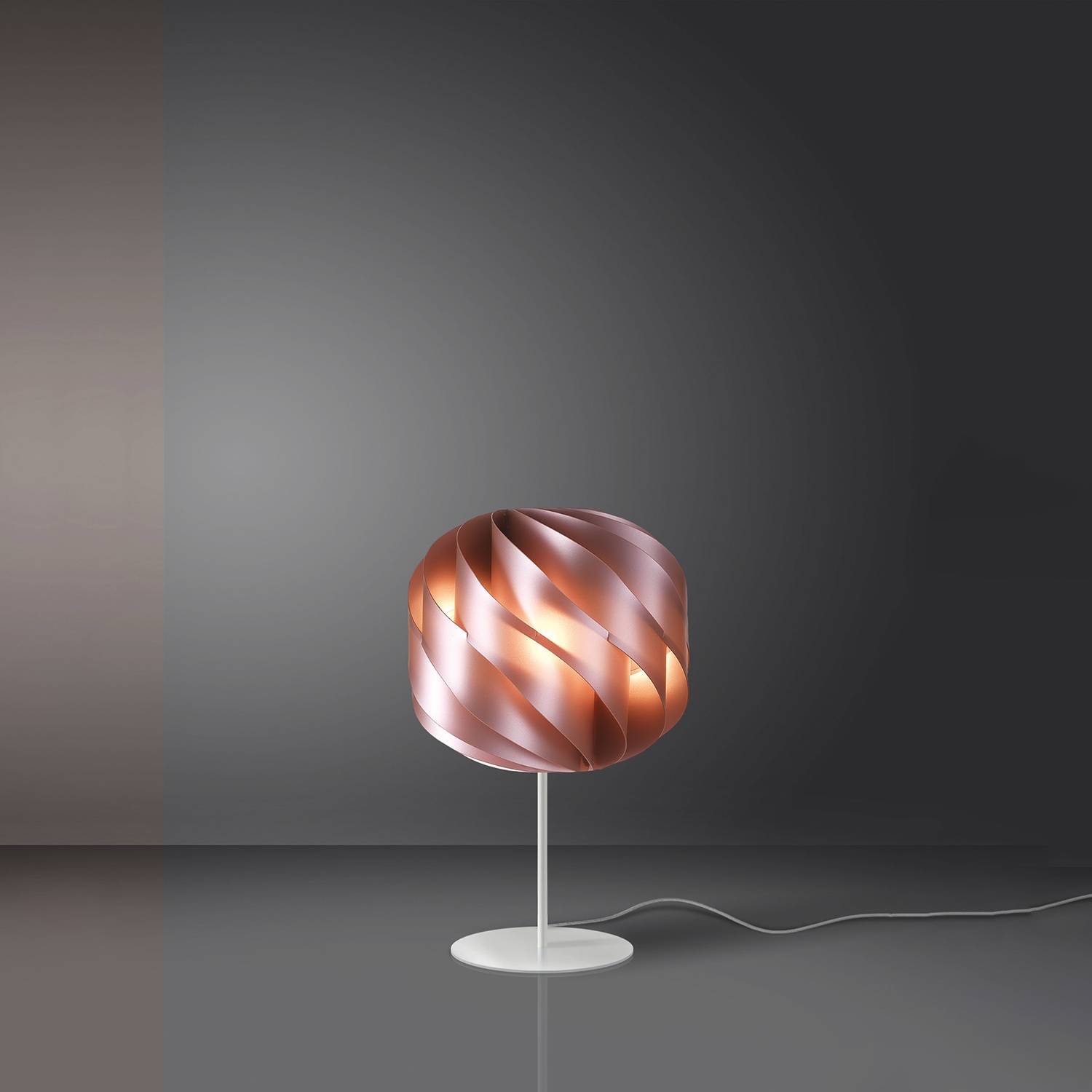 Lampada Da Scrivania Moderna Globe Polilux ® Pink Metal E Metallo 1 Luce E27-1