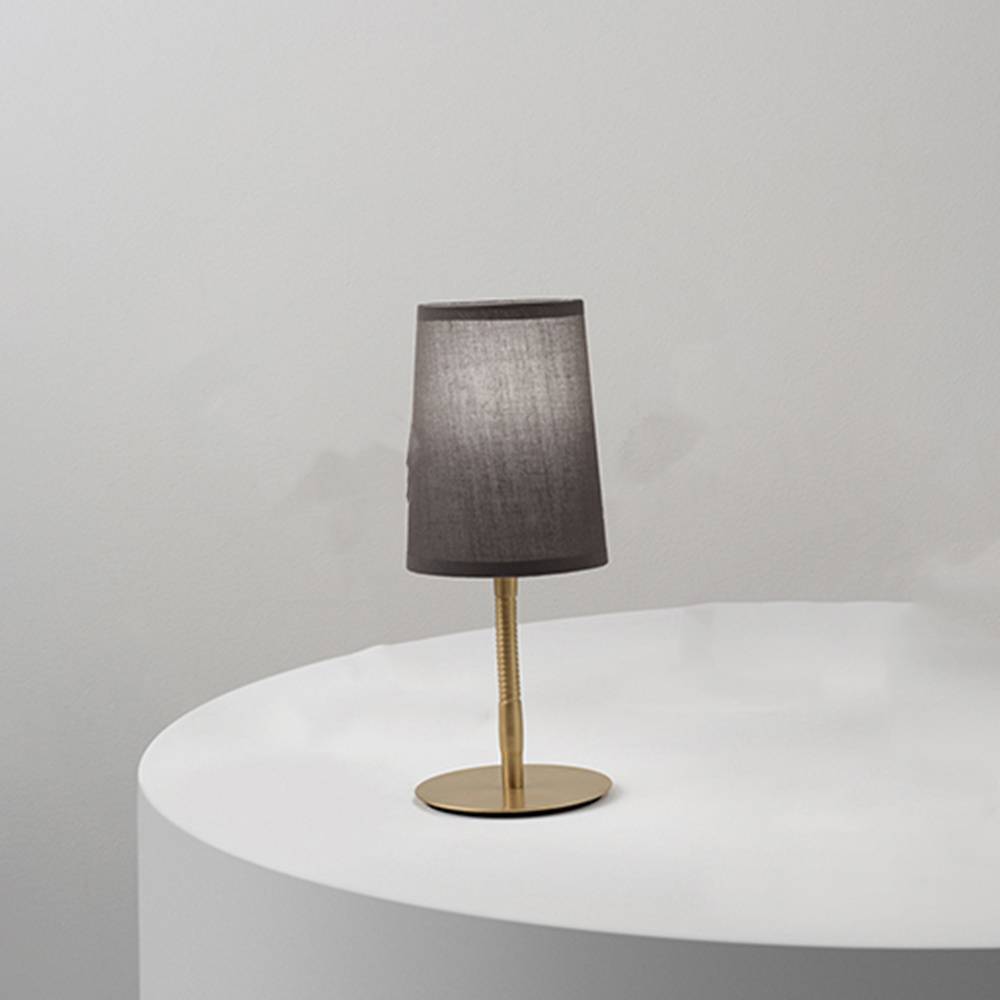 Lampada Da Scrivania Contemporanea Mash Grigio 1 Luce E14-0