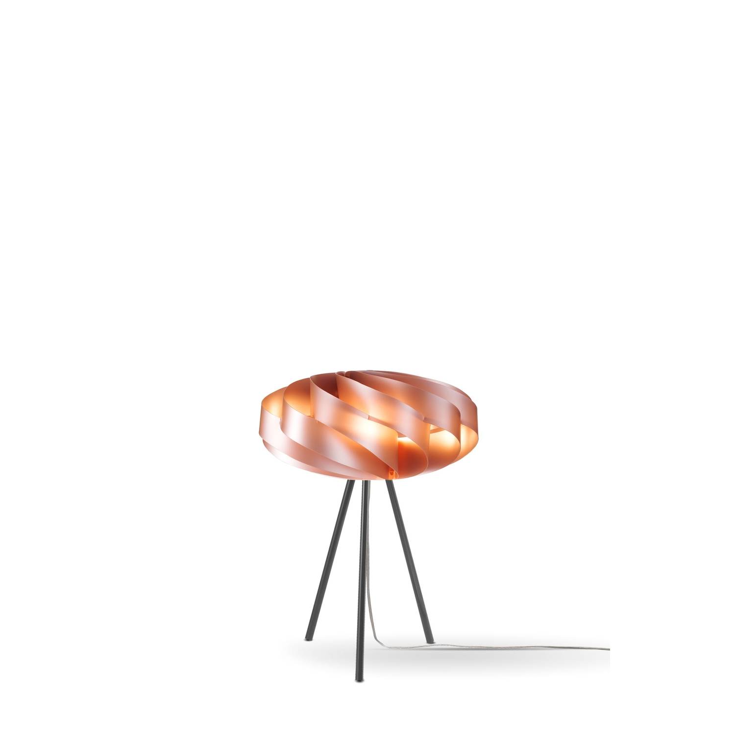 Lampada Da Scrivania-Ufficio Moderna Flat Polilux ® Rame E Metallo 1 Luce E27-0