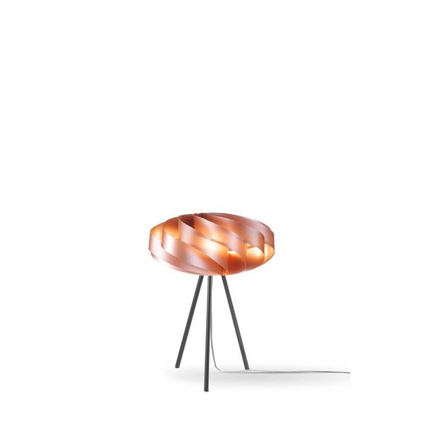 Lampada Da Scrivania-Ufficio Moderna Flat Polilux ® Rame E Metallo 1 Luce E27