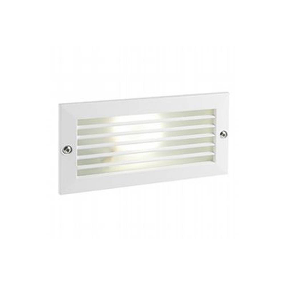 Segnapasso Esterno Incasso Chiuso Escape Alluminio E Vetro Bianco Led 10W 3000K-0