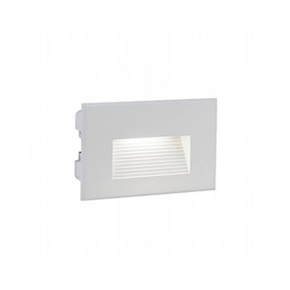 Segnapasso Dente Da Esterno Moderno Spina Alluminio E Vetro Bianco Led 3W 4000K-0