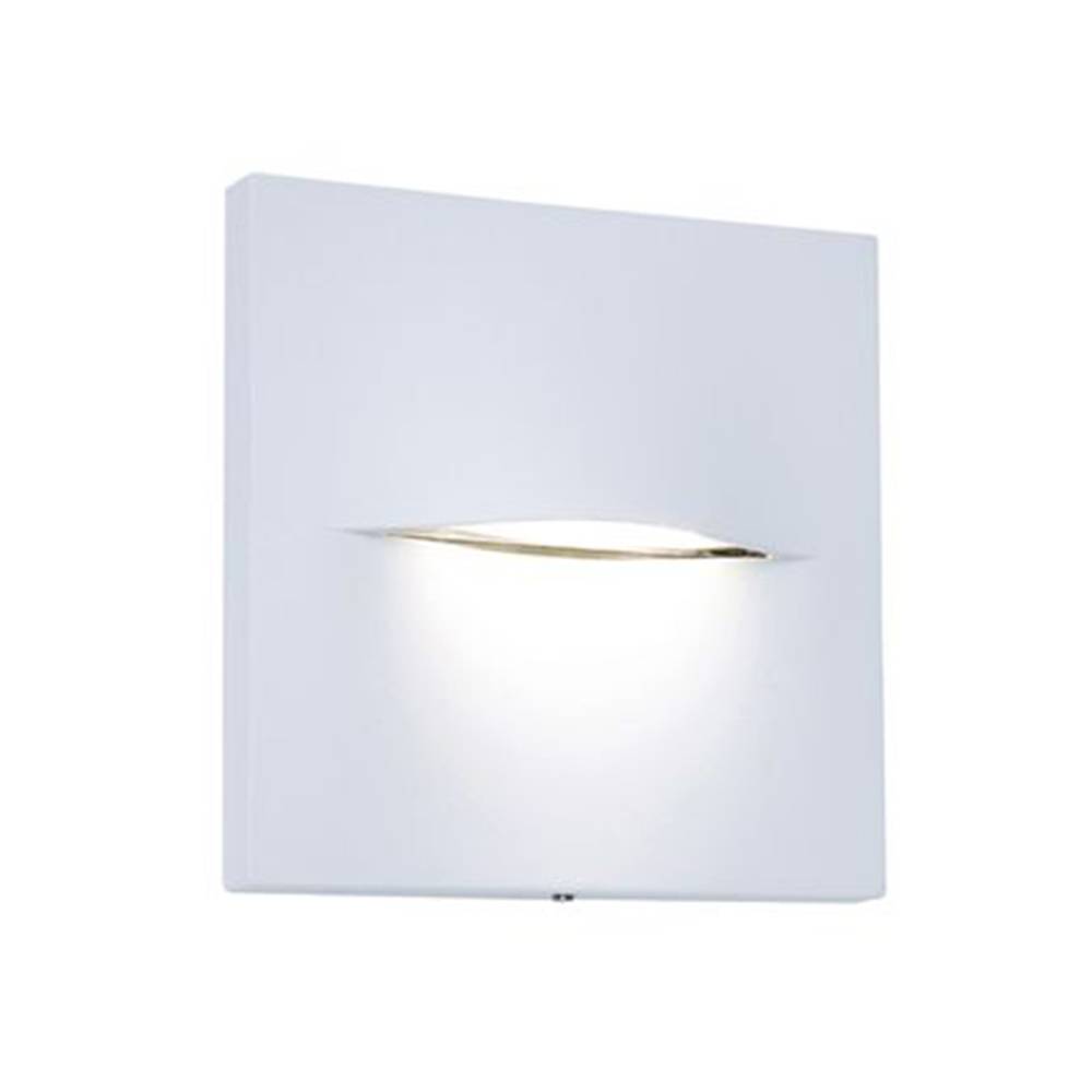 Segnapasso Quadrato Moderno Open Alluminio Bianco 3W Led 4000K-0