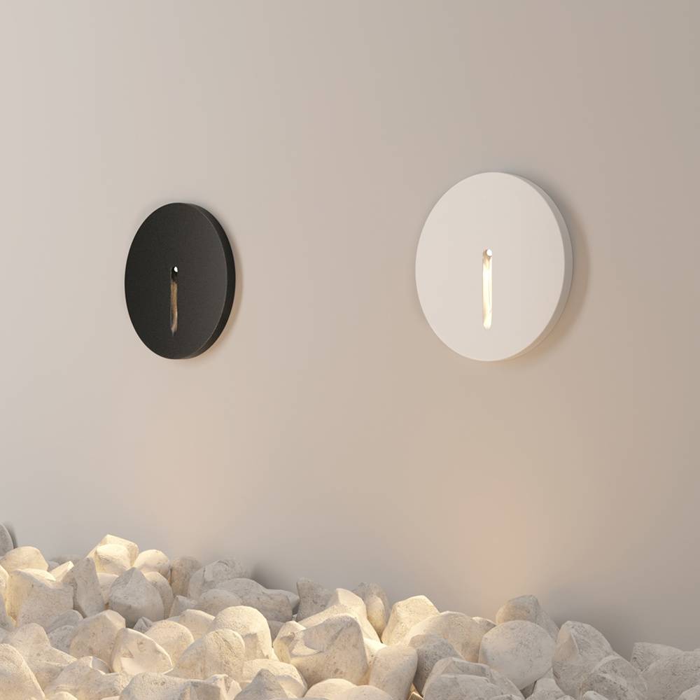 Segnapasso Moderno Da Esterno Alluminio Nero Luce Led 3W Ip54-3