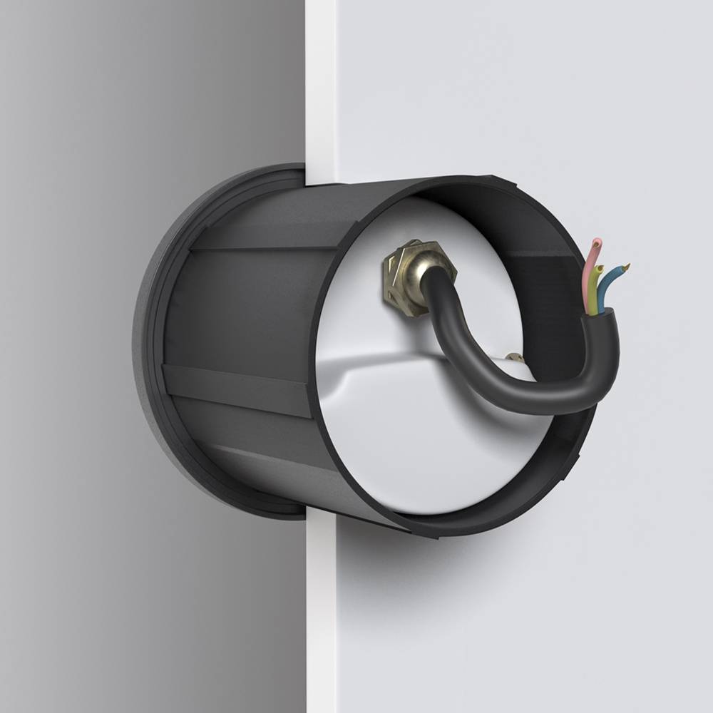 Segnapasso Moderno Per Esterno Alluminio Nero Luce Led 3W Ip54-2