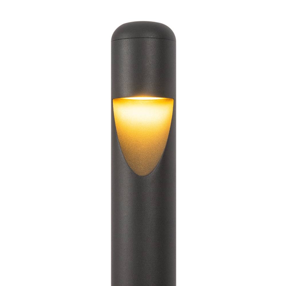 Lampada Da Terra Moderna Da Esterno Metallo Grafite Luce Led 5W Ip65-1