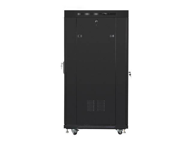 Rack di installazione 19 15u 800x1000 Porta perforata LCD nera (pacchetto piatto)-1