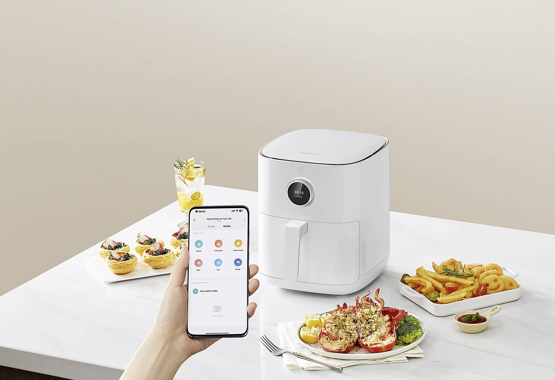 Friggitrice ad aria Xiaomi Smart da 4,5 litri-1