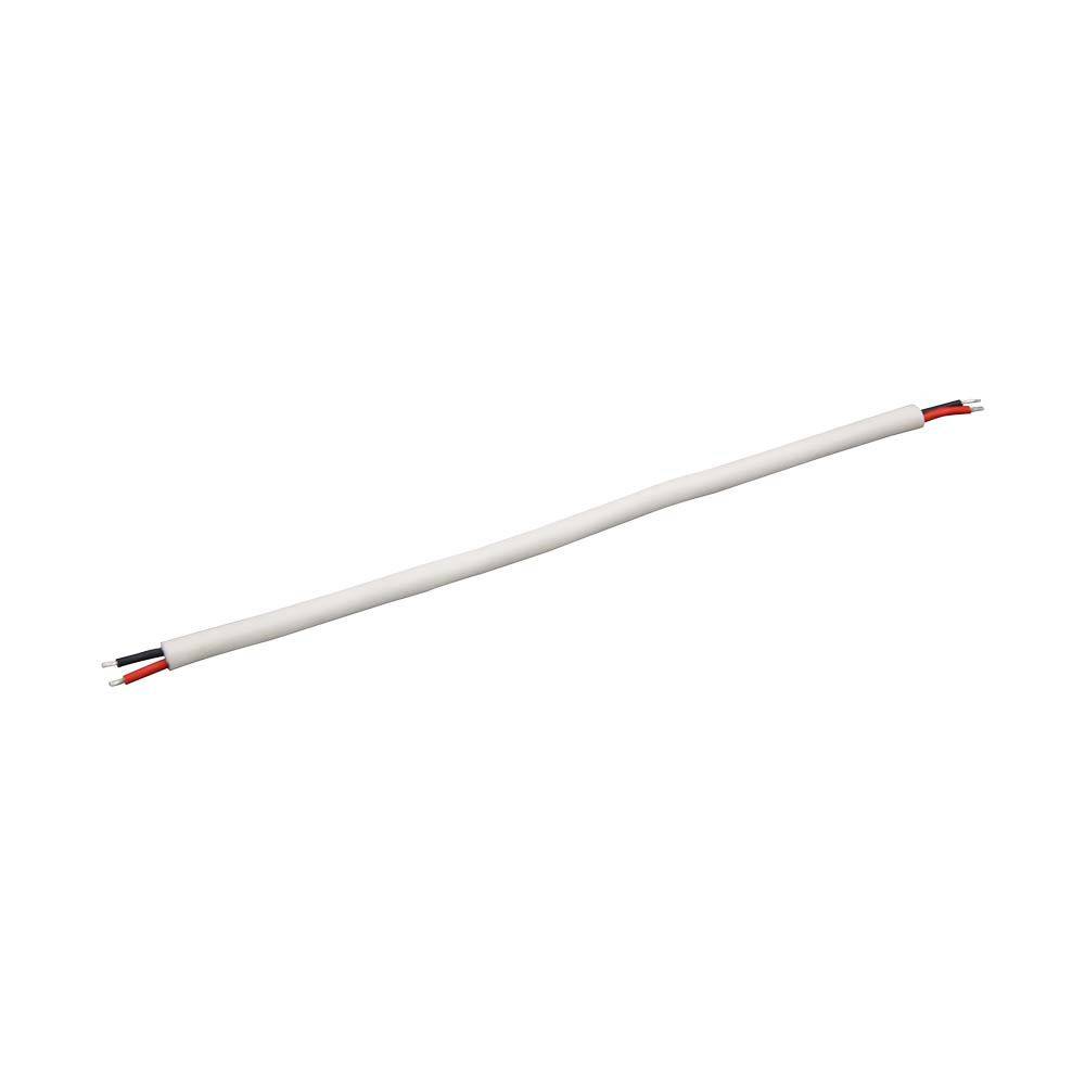 V-TAC Cavo per Neon Flex 2 Poli PVC Bianco Tondo 0,5m Sezione 0,5mmq-0