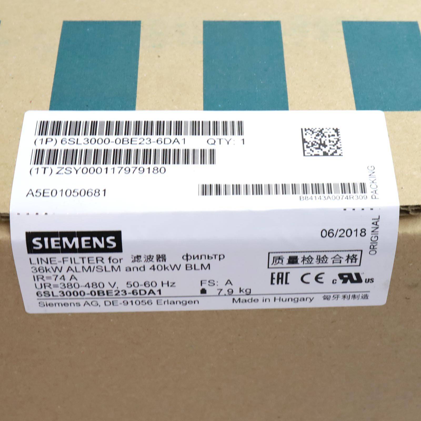 Filtro di linea di base SINAMICS S120 adatto per moduli SMART line da 36 kW Modulo di linea attiva-1