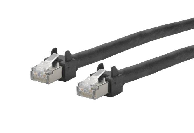 METZ CONNECT cavo patch 6kV Flex500 Outdoor, nero, 0,5 m-0