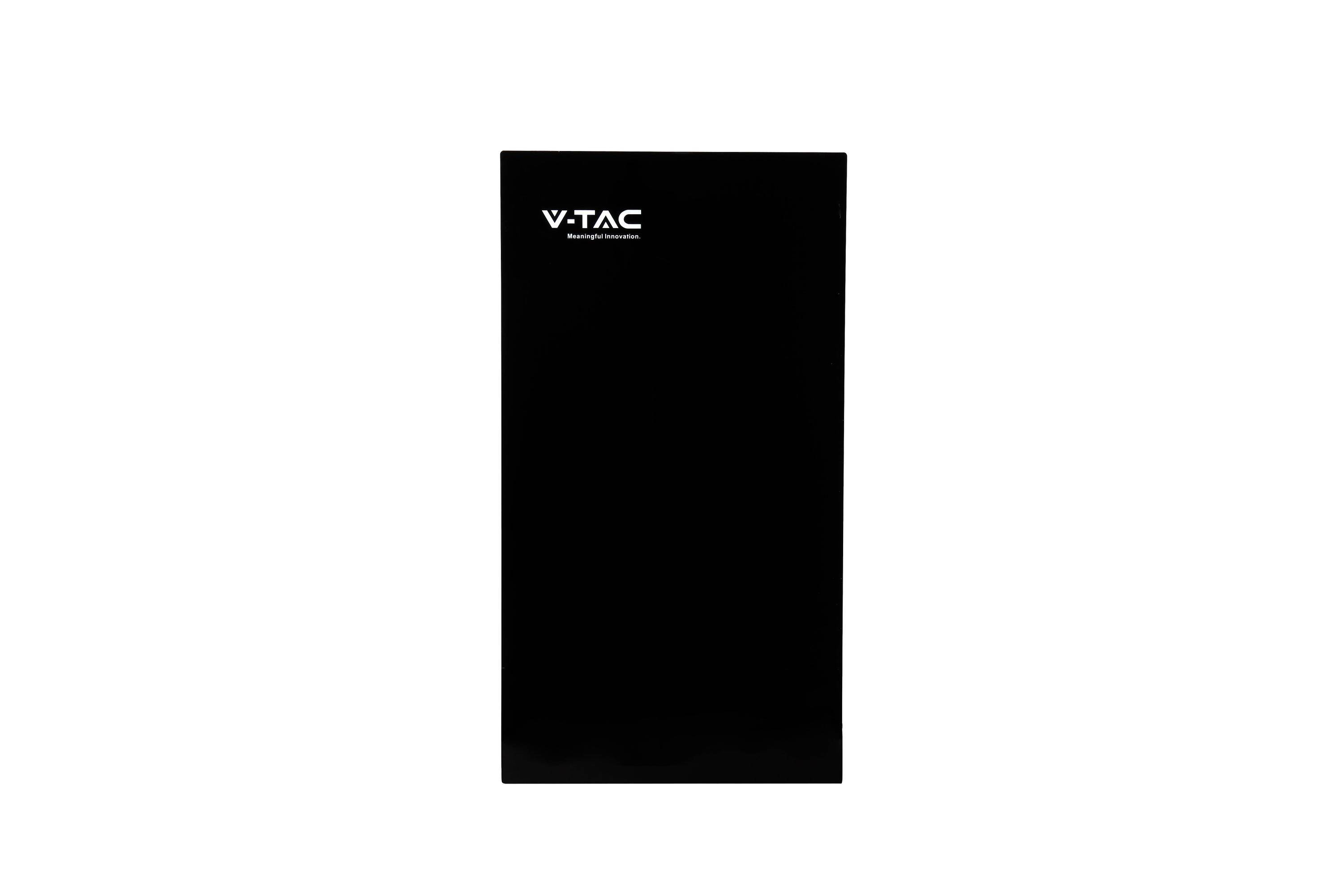 V-TAC Batteria Accumulo LV 10.24kWh LFP 51.2V 200Ah 100A Nera CEI 0-21-0