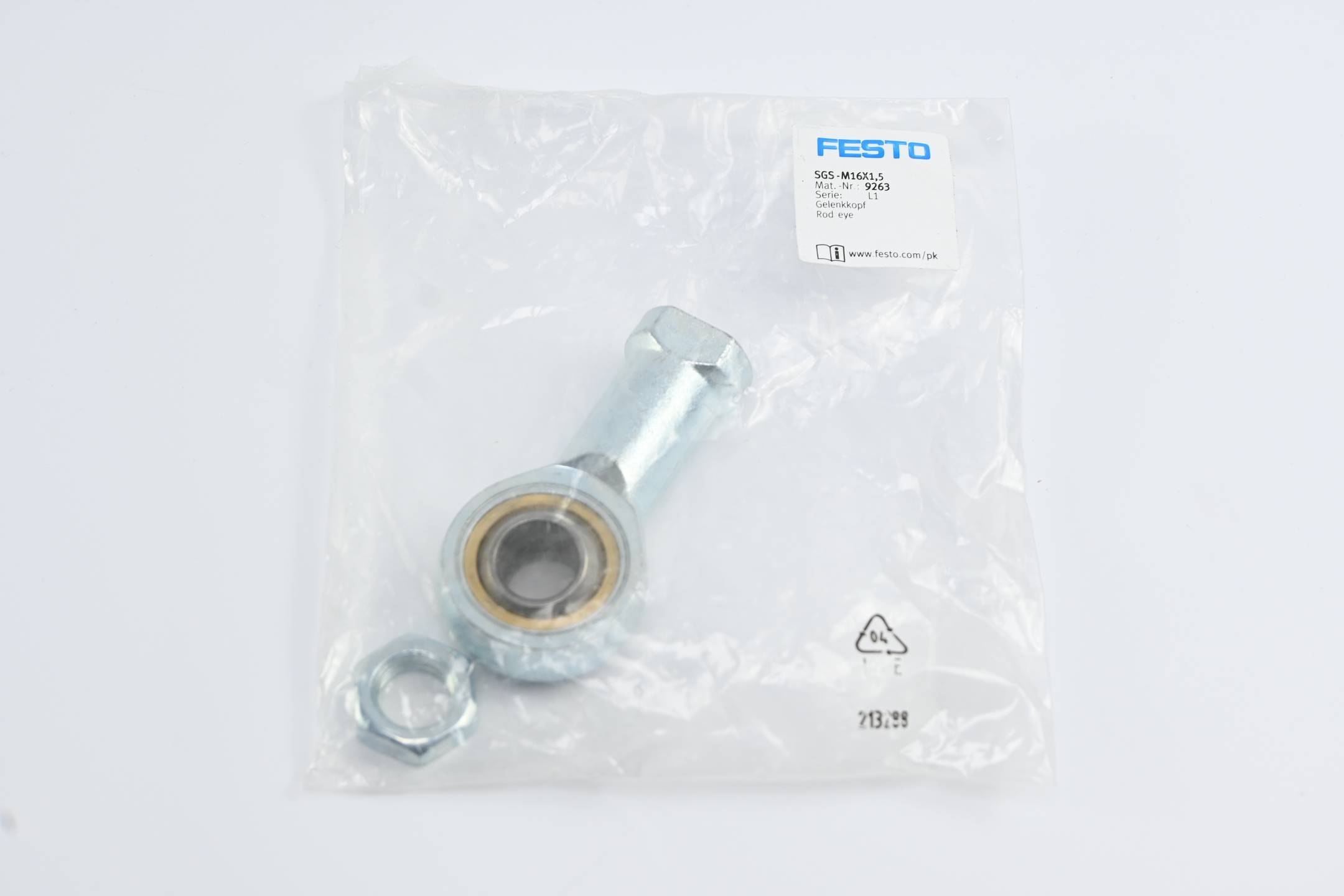 FESTO - 9263 - Festo Gelenkkopf SGS-M16X1,5 | 9263-0