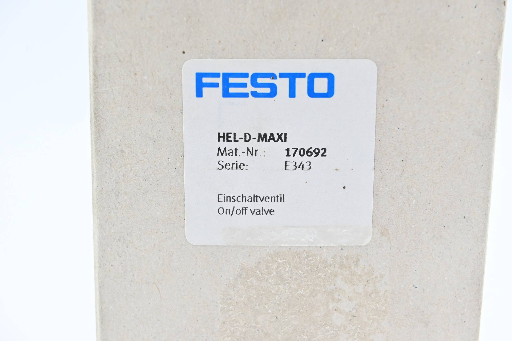 FESTO Valvola di accensione 170692 HEL-D-MAXI 1 pz.-3