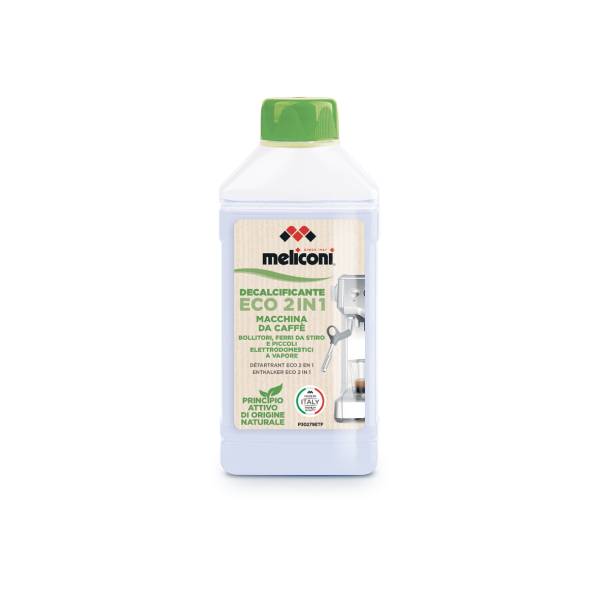 Meliconi Eco 2?in?1 Decalcificante - Liquido decalcificante e igienizzante per macchine da caffe' e piccoli elettrodomes-2