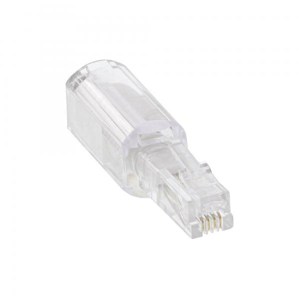InLine Twist-Stop - sbrogliatore per cavi telefonici - design sottile e corto