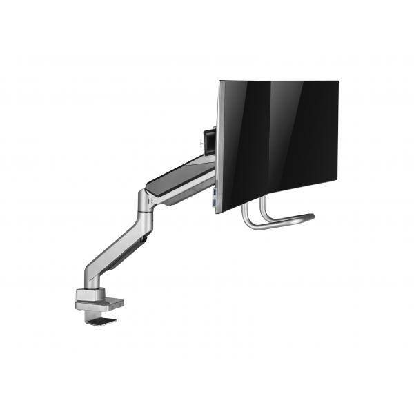 Conceptronic Supporto da Tavolo per Monitor a Schermo Piatto 32'' Nero Scrivania-3