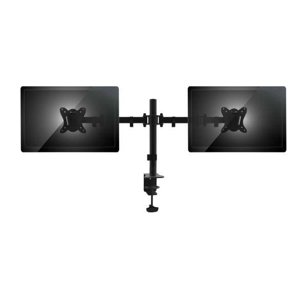 Equip 650152 Supporto da Tavolo per Tv a Schermo Piatto 27'' Morsa Nero-1