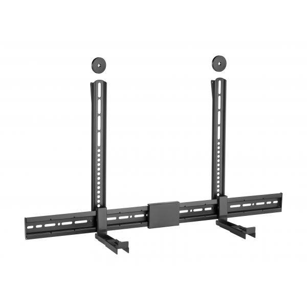 Equip 650895 Supporto Universale Soundbar Parete Nero Regolabile 15kg 86-155mm-1