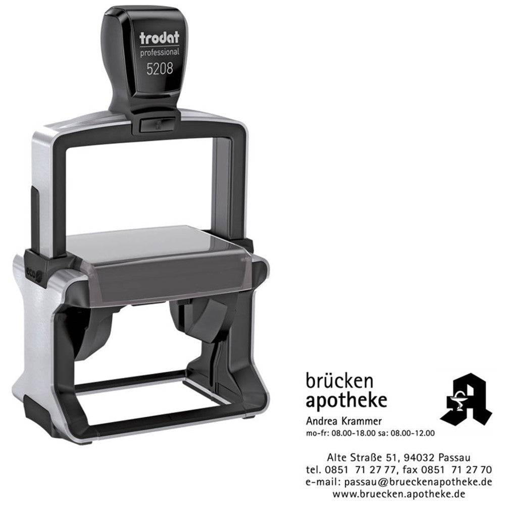 timbro testo trodat, personalizzabile 5208 con logo-0