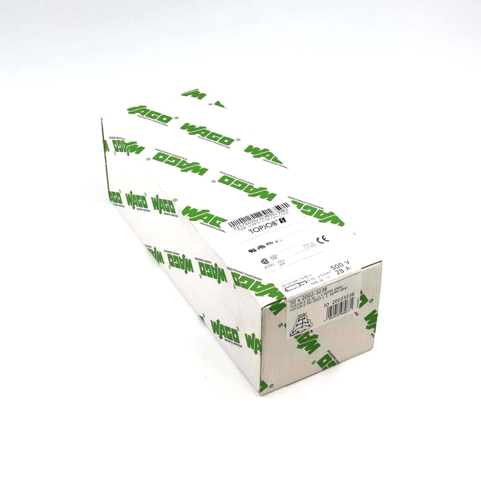WAGO Dreistockklemme 2002-3238 6-Leiter-Durchgang-0