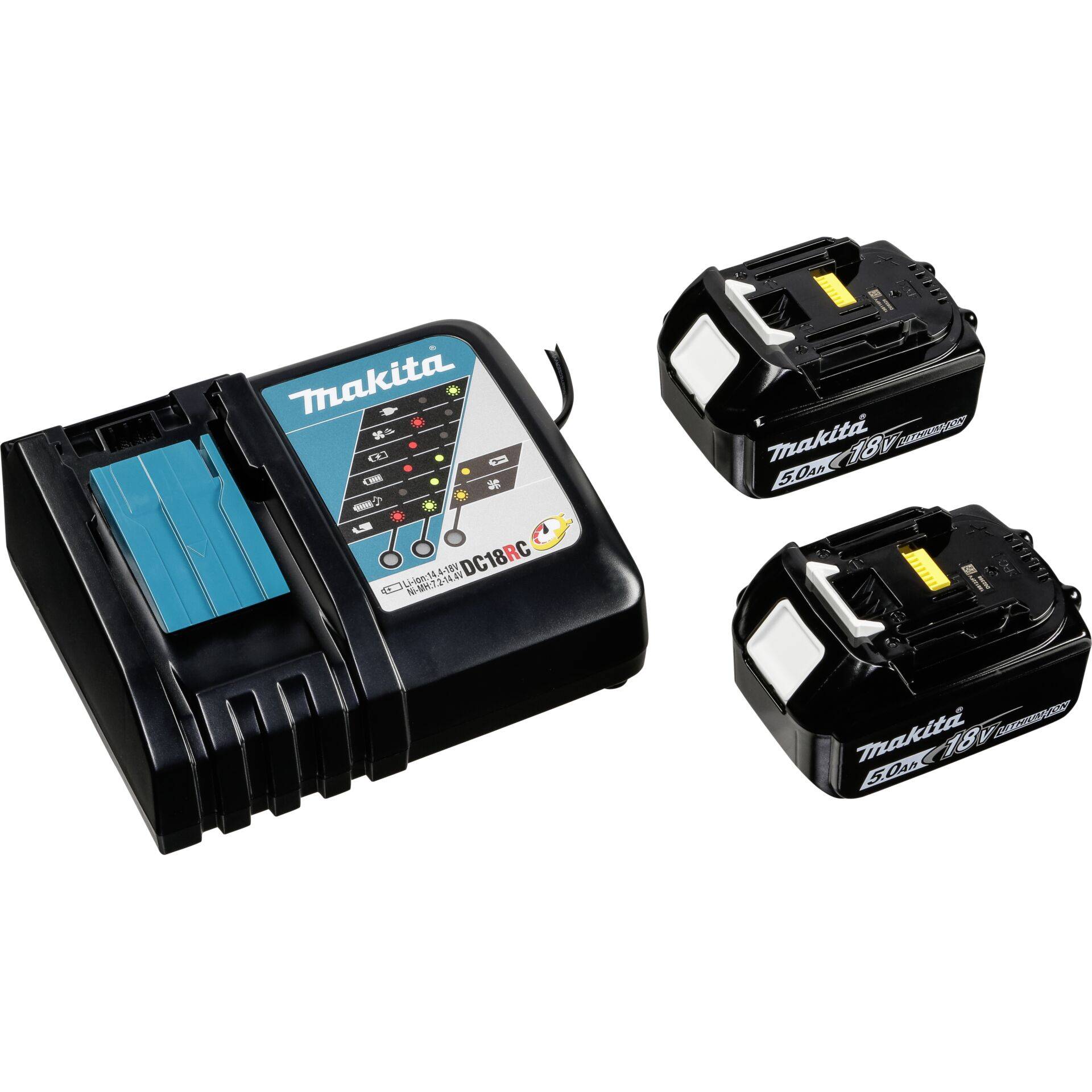 Makita DDF458RTJ - Bohrung - schnurlos - 2 Geschwindigkeiten - Bohrfutterschlüssel 13 mm - 91 N·m - 2 Akkus - 18 V-1